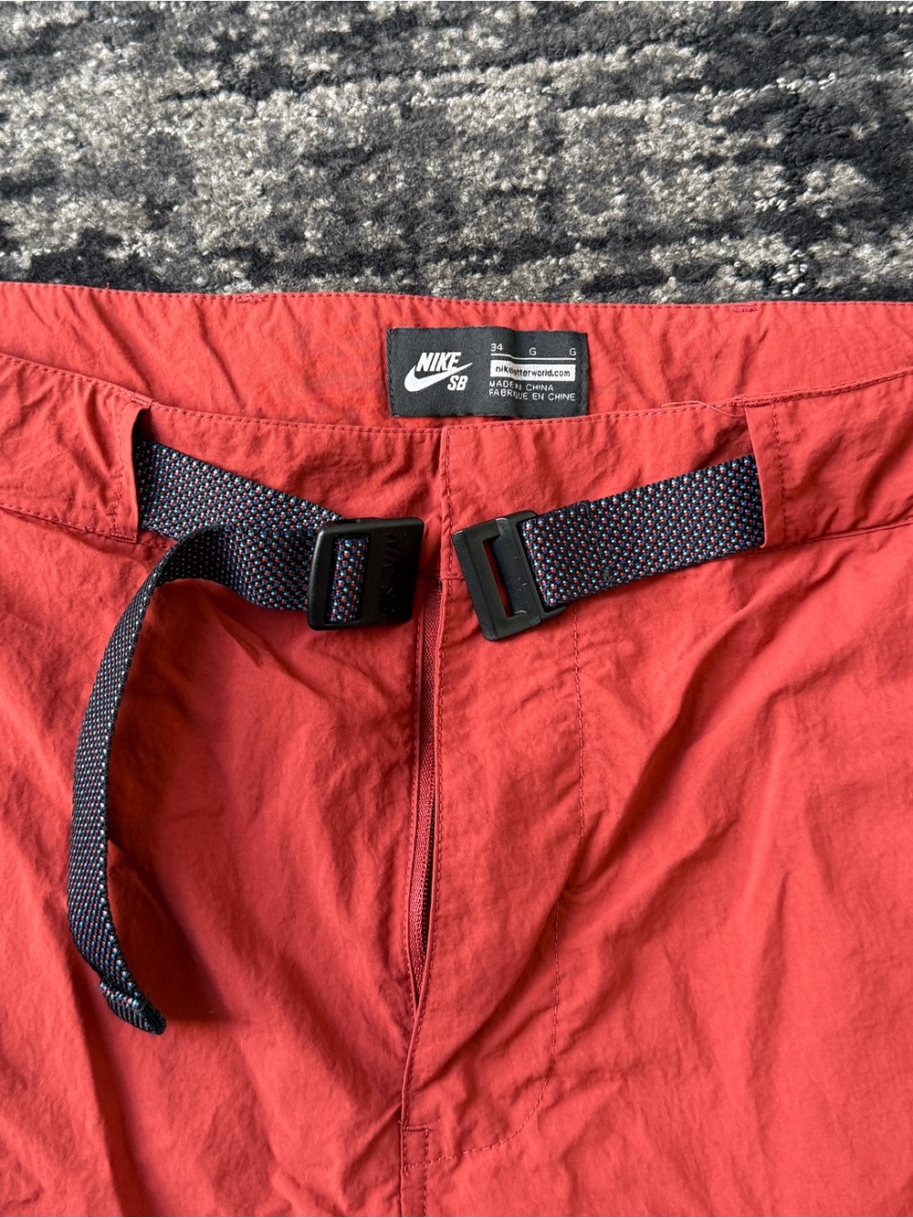Nike SB 9Er Shorts, Men's - dark orange/rust Medium